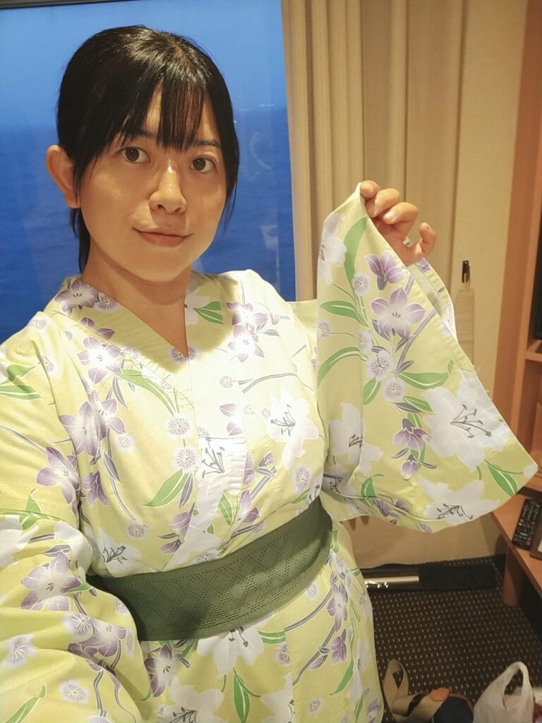 フェリー「せっつ」の無料貸し出し浴衣